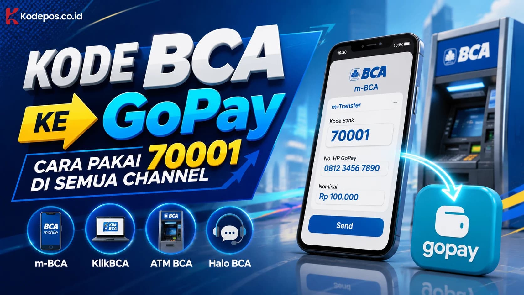 Kode BCA ke GoPay: Cara Pakai, Biaya, dan Limit Terbaru 2026