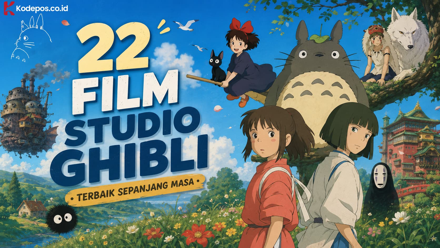 22 Film Studio Ghibli Terbaik yang Wajib Ditonton
