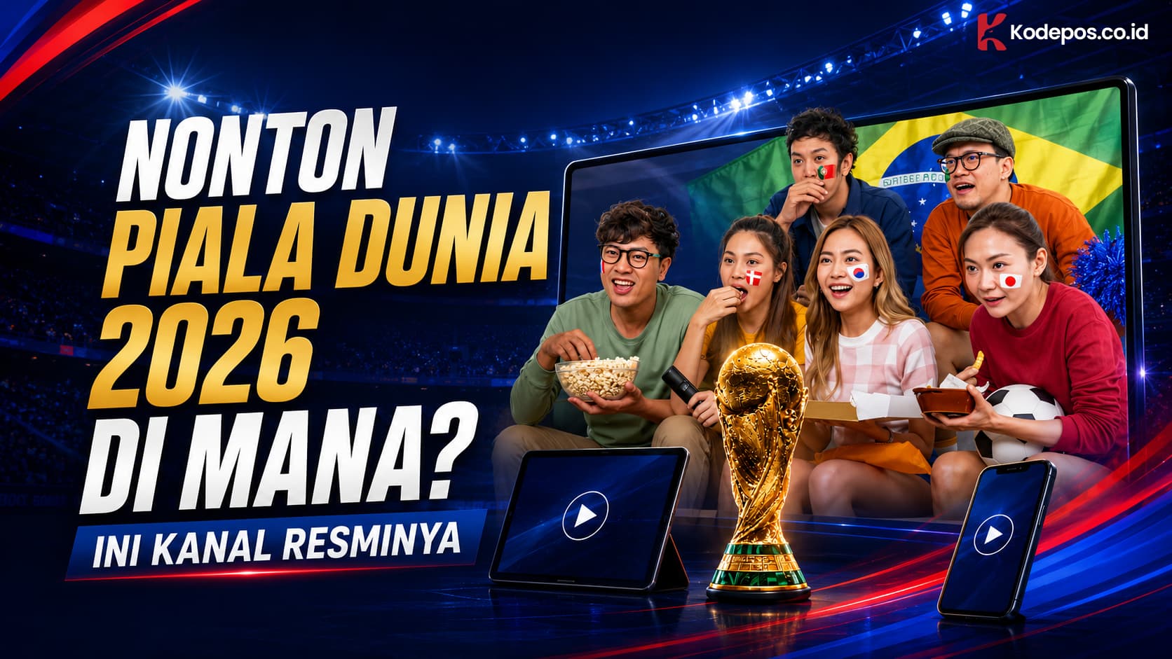 Nonton Piala Dunia 2026 di Mana? Ini Kanal Resminya